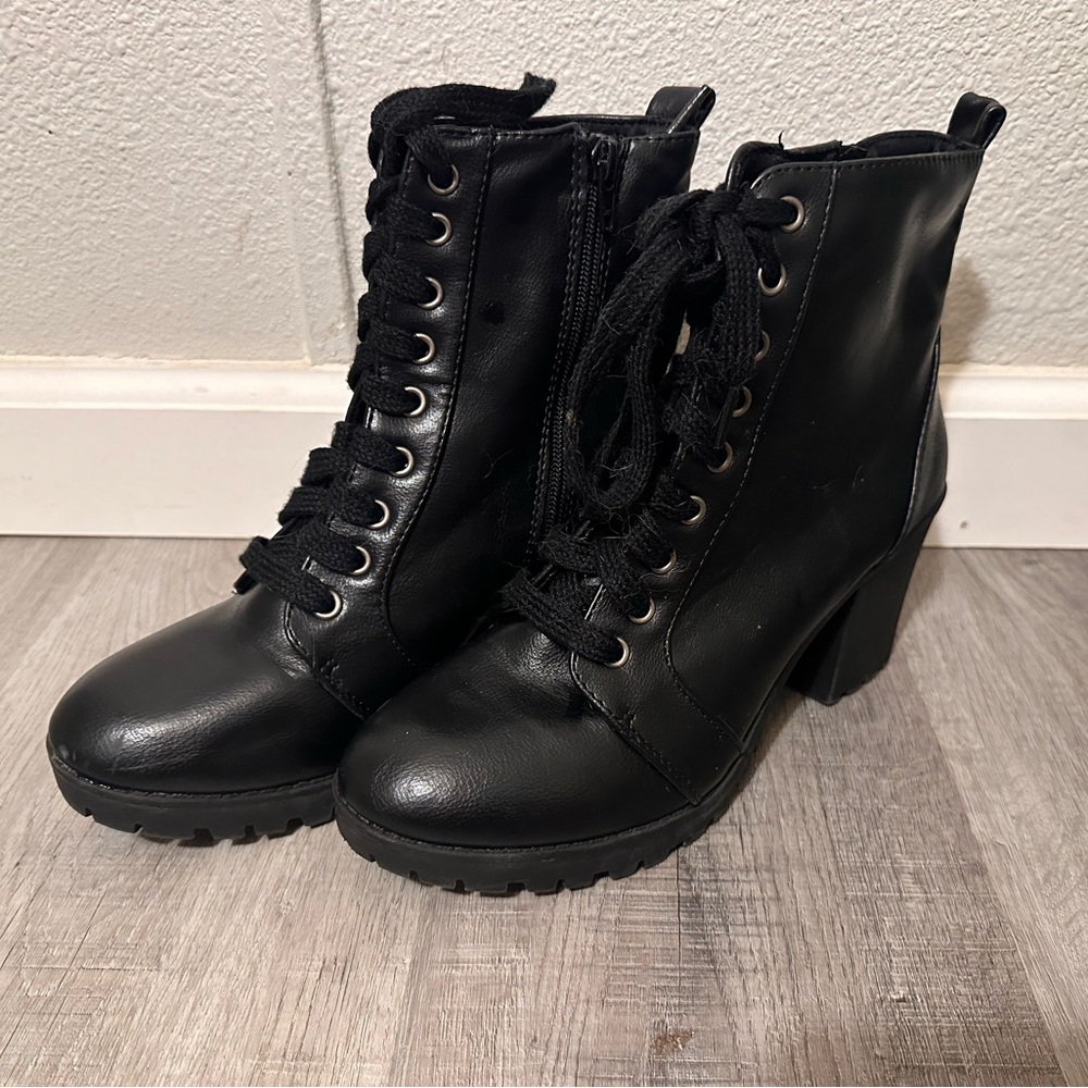 Women's Time and Tru Heel Combat Boot